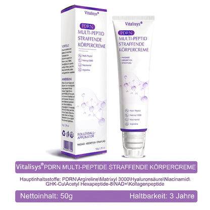 💎FDA-zertifiziert: Vitalisys® PDRN Multi-Peptide Massaging Body Roller Cream – Anti-Aging, Feuchtigkeit, Hautstraffung & Lifting, Hautpflege, ebenmäßiger Hautton, Akne- & Fleckenpflege, Warzen- & Muttermalentfernung, Psoriasis-Linderung.🍇